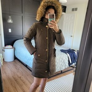 Olive Green Michael Kors Winter Jacket